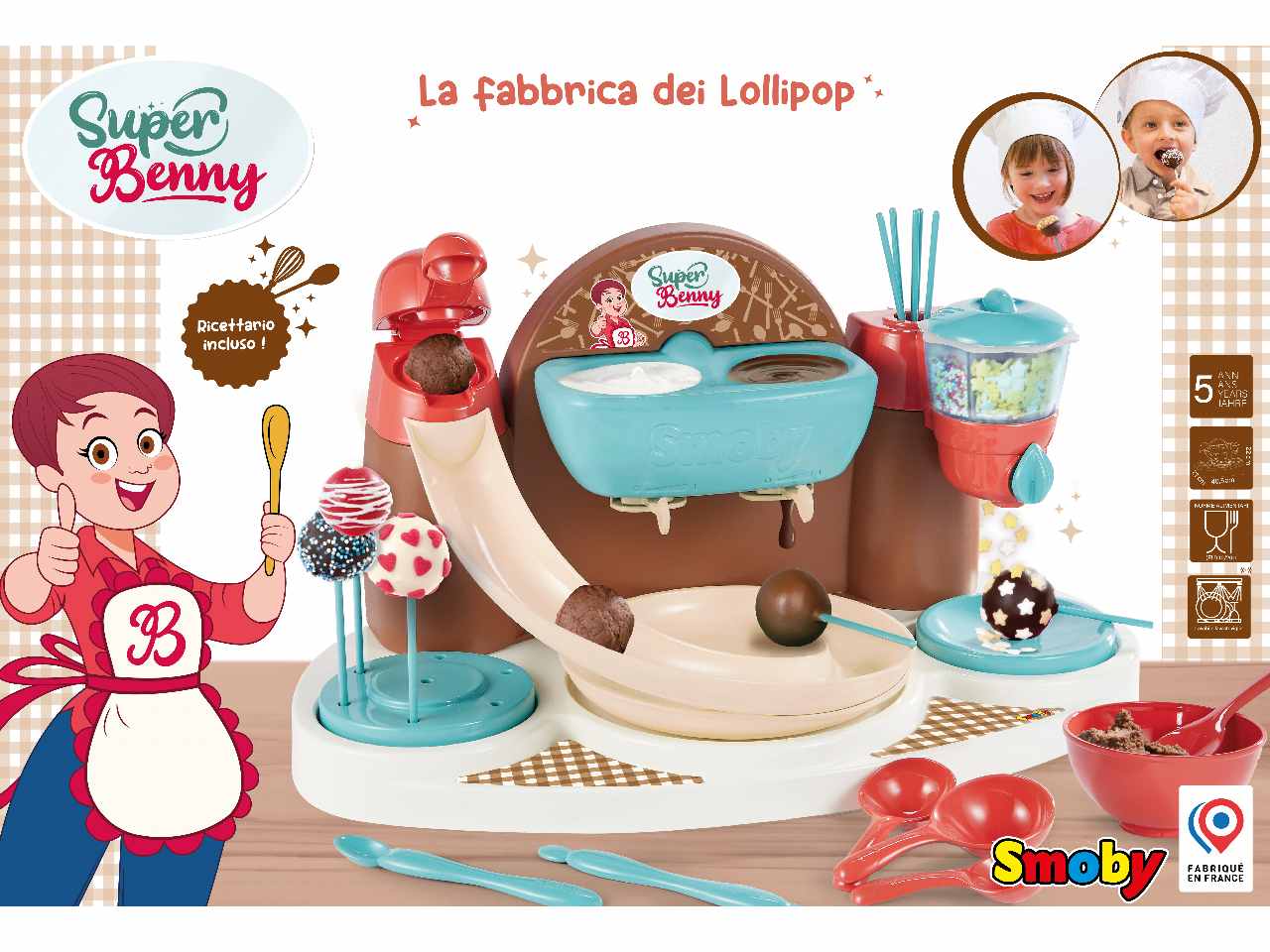 Super Benny Fabbrica dei Cake Pops Smoby