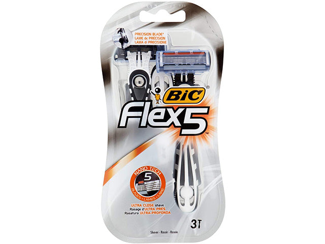 Bic rasoio flex 5 3 pezzi 949093