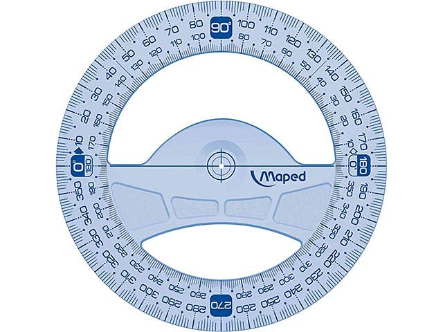 Maped goniometro 360 12cm. 242360