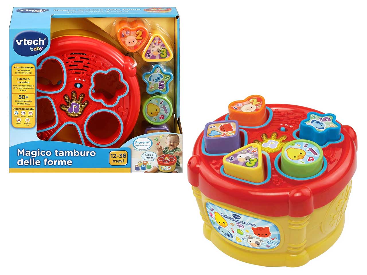 Vtech baby il magico tamburo delle forme