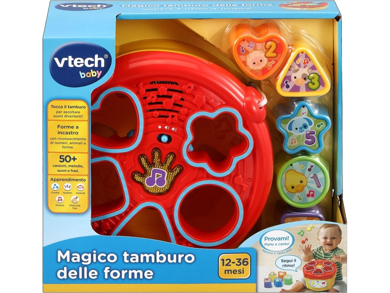 Vtech baby il magico tamburo delle forme