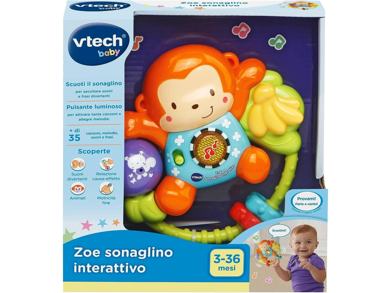 Vtech baby zoe sonaglino interattivo