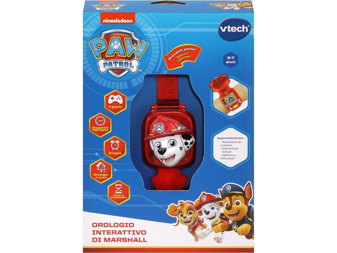 Vtech paw patrol orologio interattivo di marshall