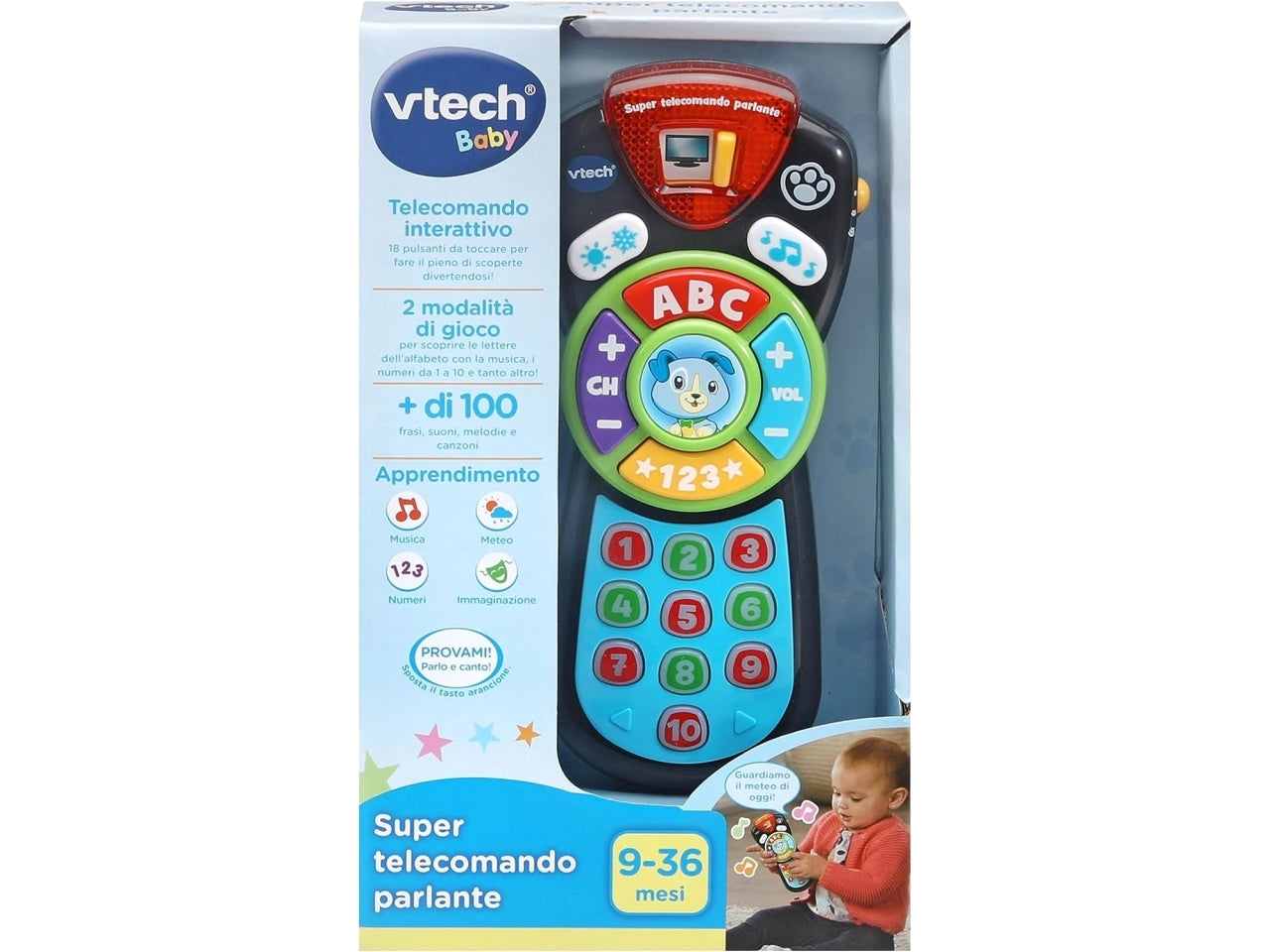 Vtech baby super telecomando parlante interattivo