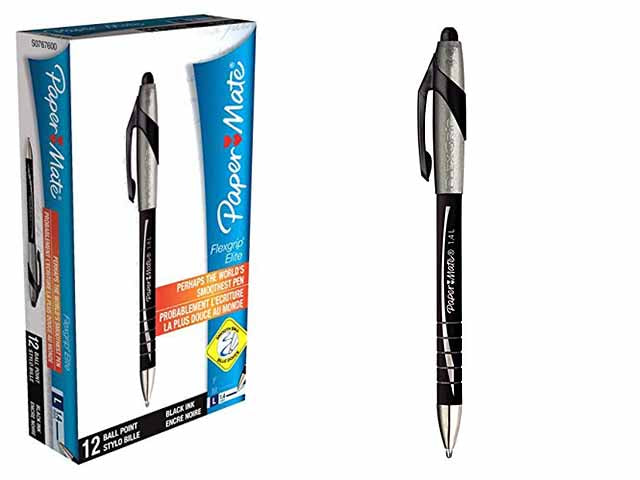 Penna flex elite nero 12 pezzi