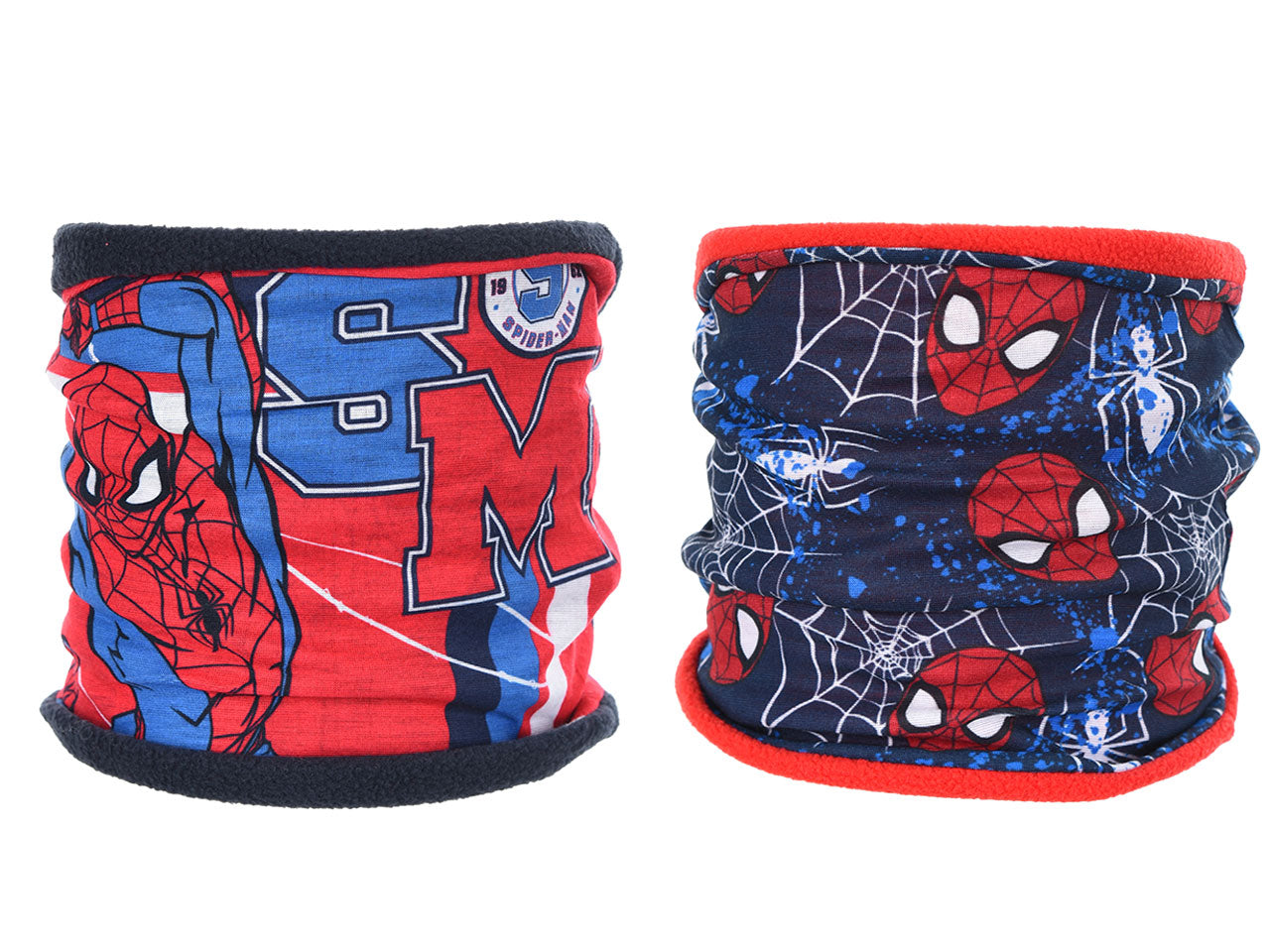 Spiderman collo reversible taglia unica