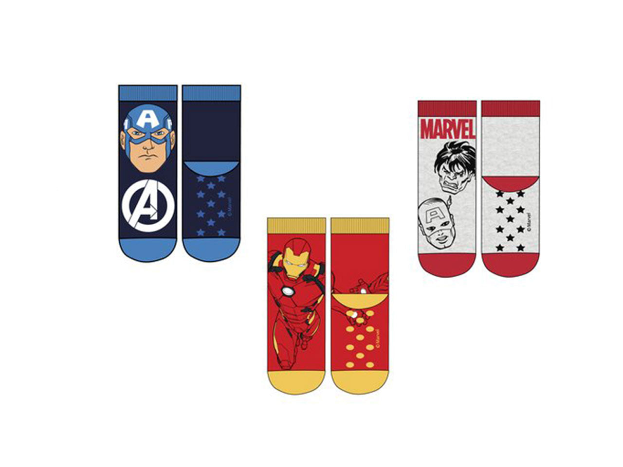 Avengers calzini antiscivolo dal 23 al 34