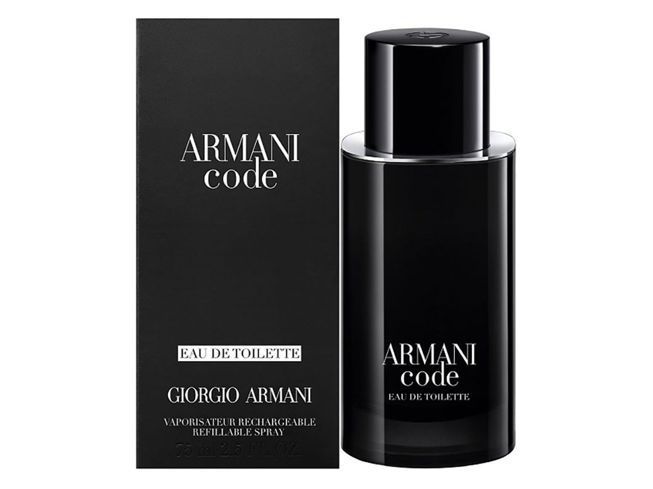 Profumo uomo armani code homme eau de toilette refillable 75ml