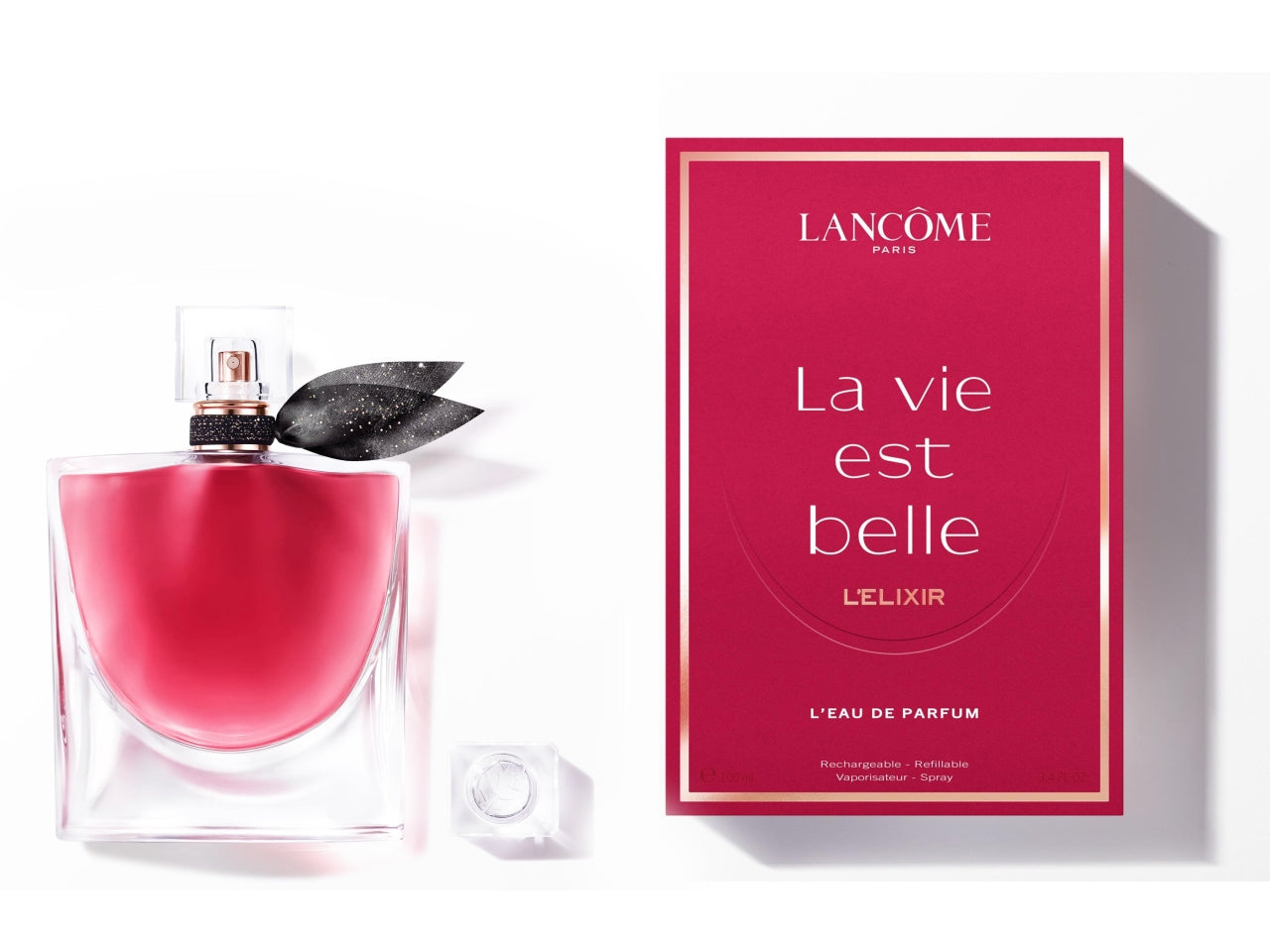 Profumo Donna Lancôme La Vie est Belle L`Elixir Eau De Parfum 100ml, Donna, Flacone non ricaricabile, Bergamotto, Lampone, Rosa, Violetta $
