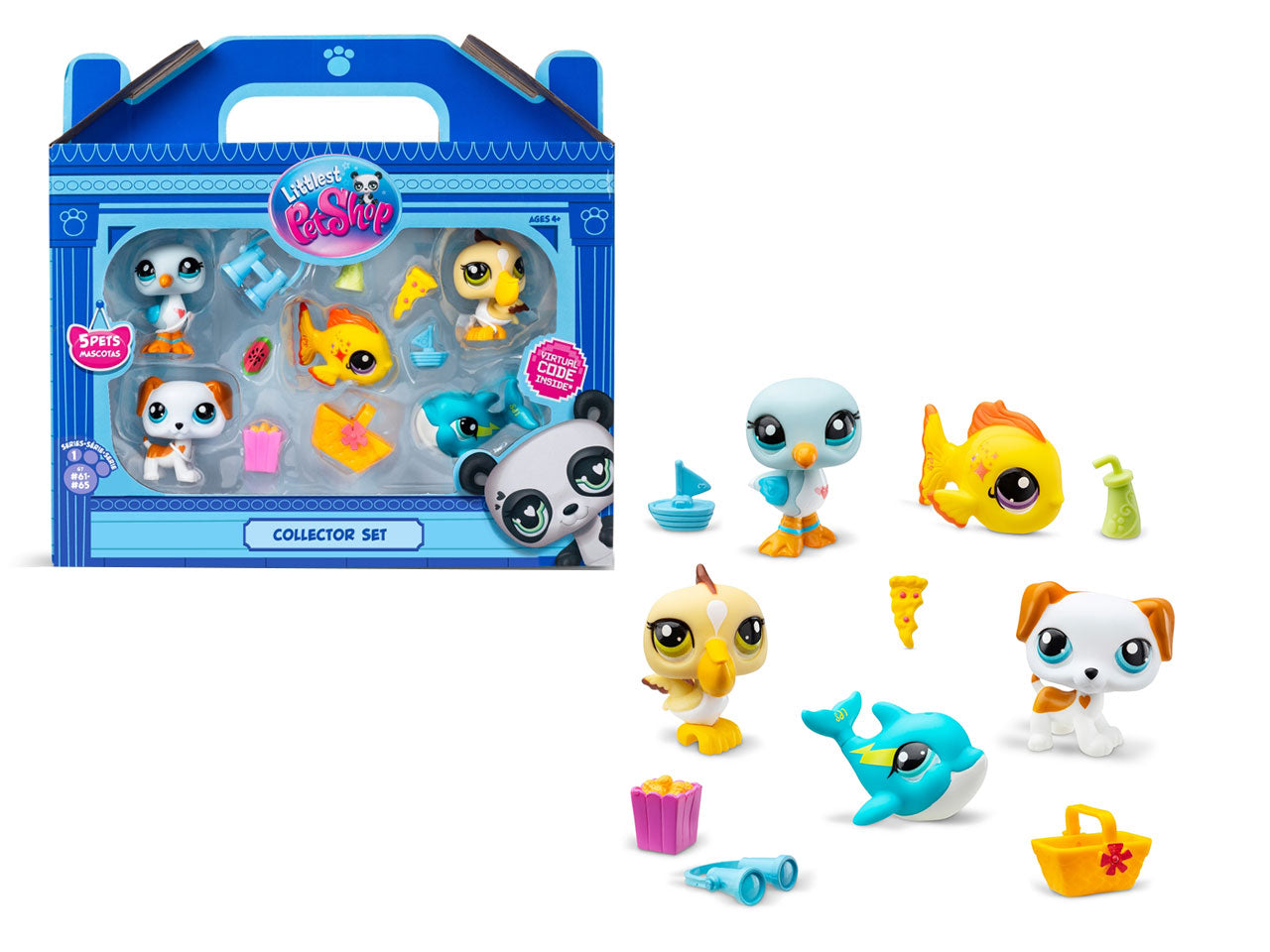 Littlest petshop pack 5 pets - spiaggia