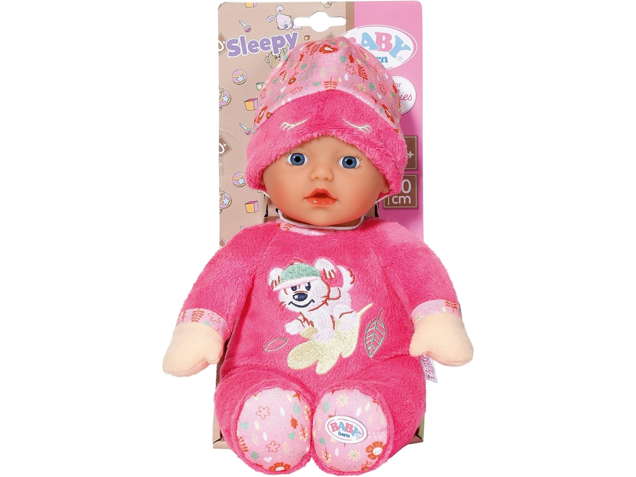 Baby born sleepy for babies pink 30cm