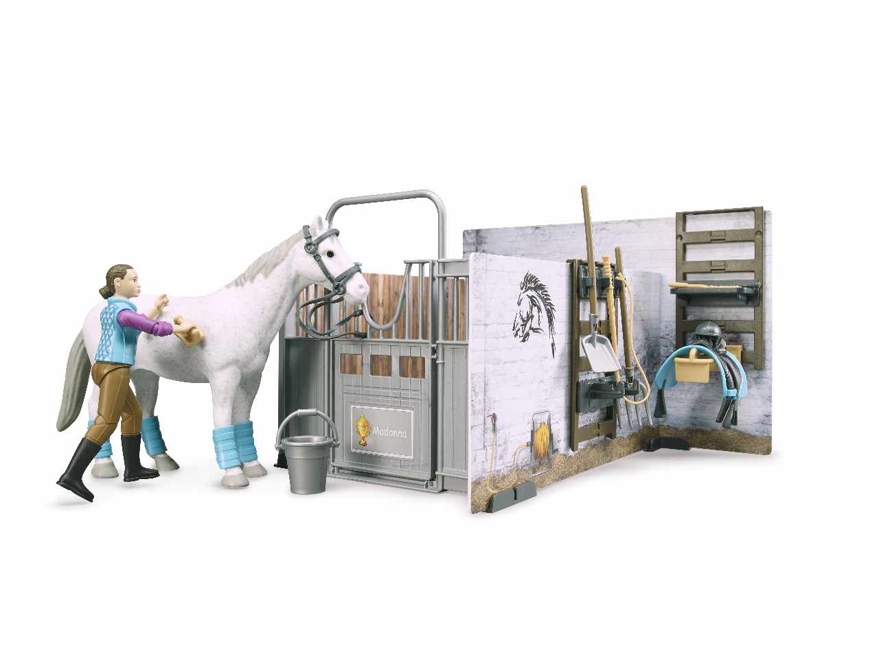 Stalla c/cavallo ed acc. 62506