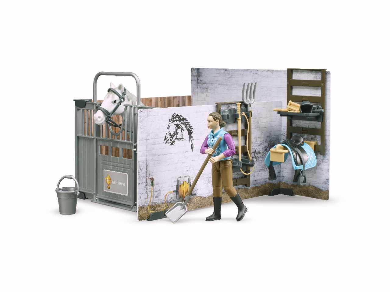 Stalla c/cavallo ed acc. 62506