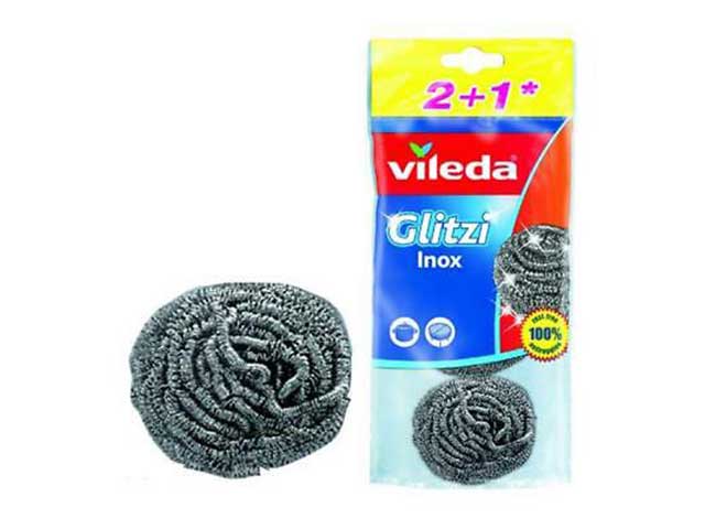 Vileda spirale inox 2+1 pezzi