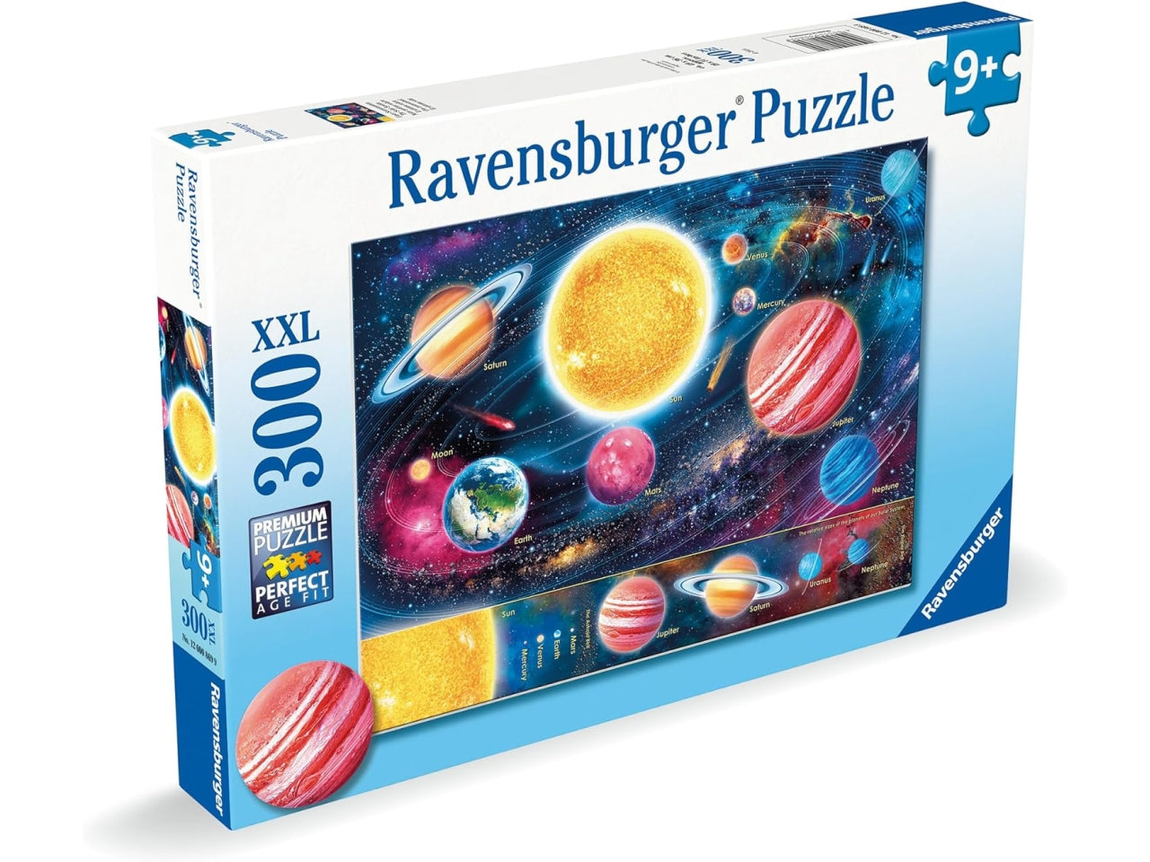 Puzzle 300 Pezzi XXL Il Sistema Solare, Idea Regalo per Bambini 9+ Anni, Tema Spazio, Gioco Educativo - Ravensburger