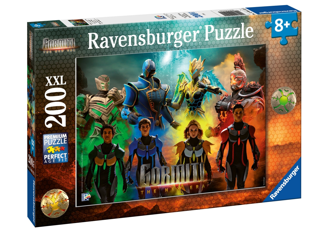 Puzzle Gormiti: The New Era 200 Pezzi XXL - Set con Pezzi Grandi - Ravensburger