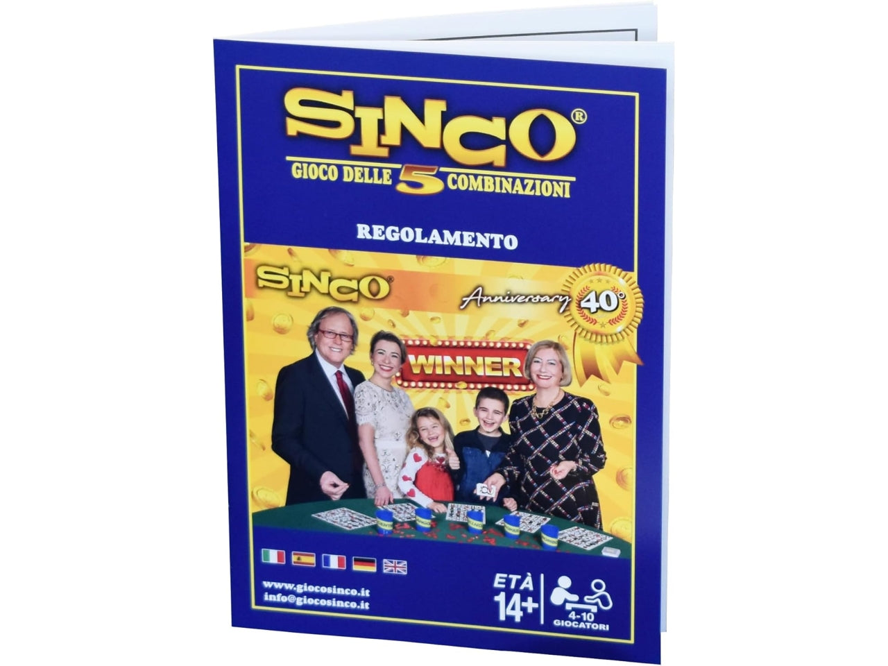 Ravensburger Sinco - Gioco Da Tavolo, Edizione Speciale 40° Anniversario, Tombola Napoletana, Gioco in scatola per tutta la famiglia, Idee Regalo Natale, Da 4 a 10 Giocatori, 14+ Anni $