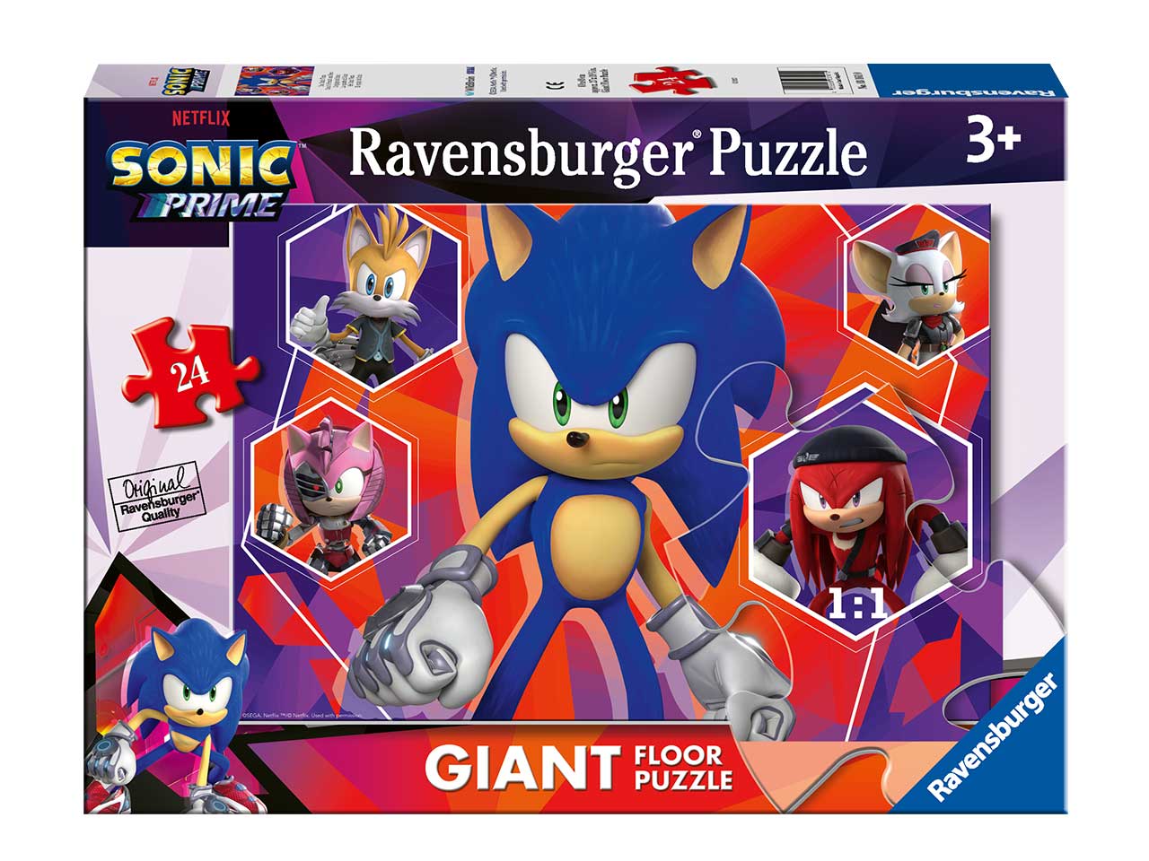 Puzzle 24 pezzi sonic