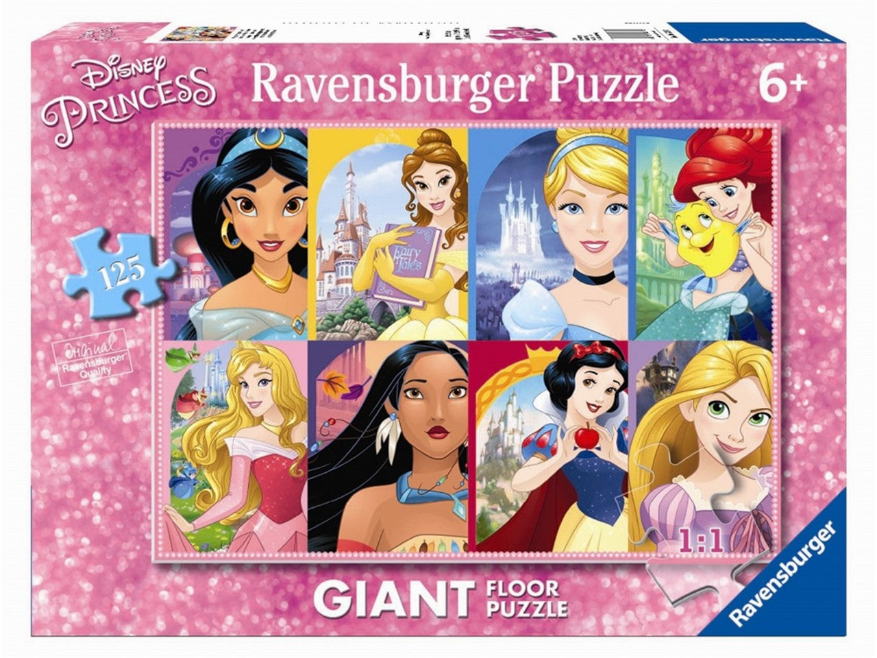 Puzzle 125 pezzi principesse 09789