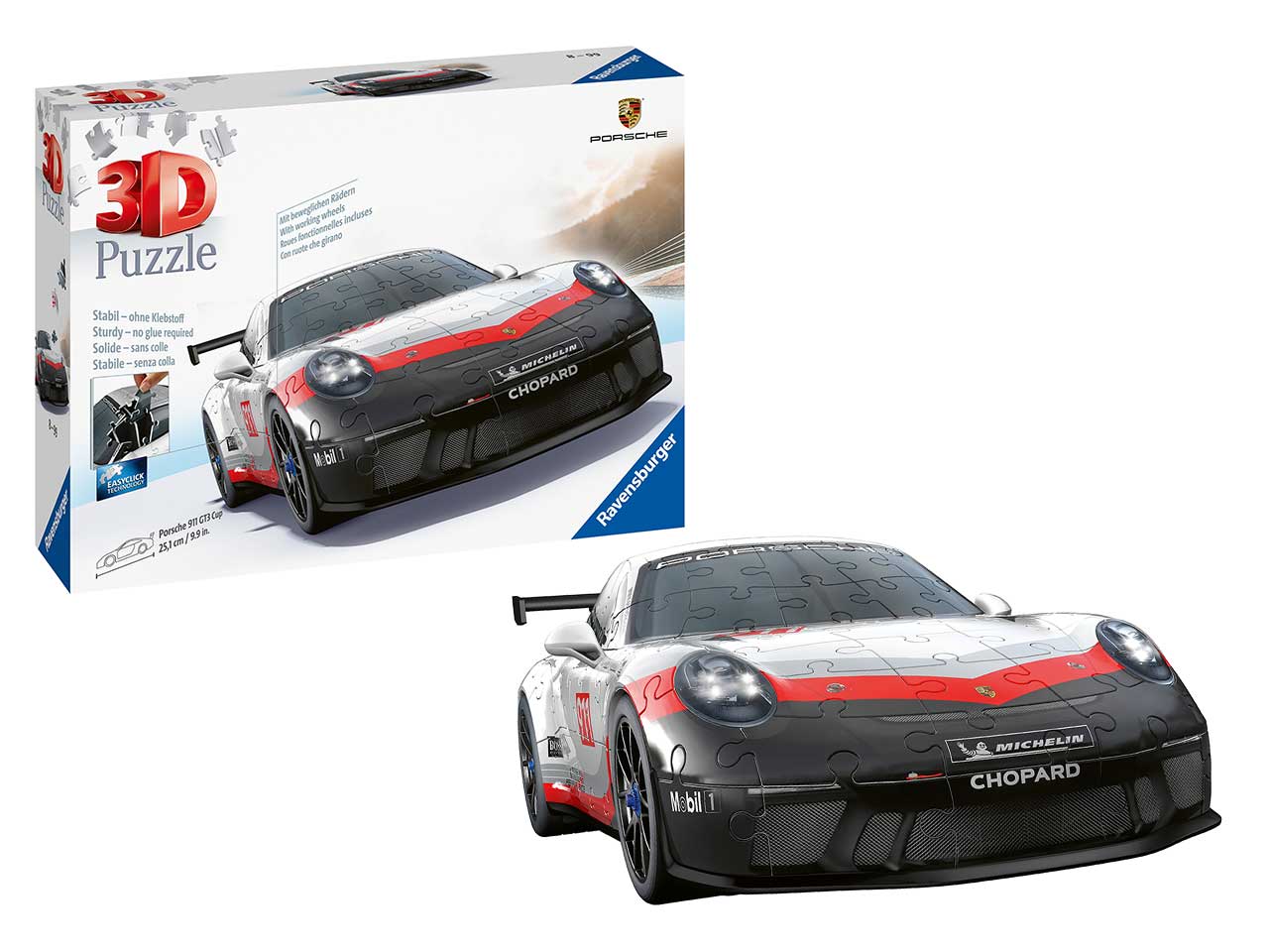 Puzzle 3d porsche 911 gt3 cup