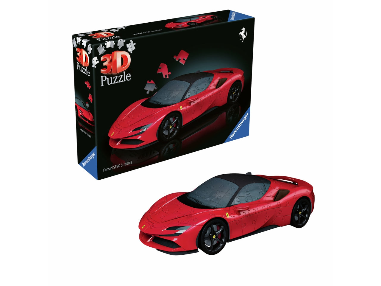 Puzzle 3D Ferrari sf 90 stradale, scala 1:18 per ragazzi di 8+ anni - Ravensburger