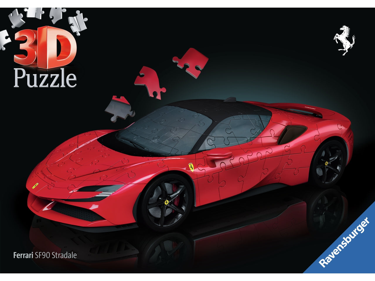 Puzzle 3D Ferrari sf 90 stradale, scala 1:18 per ragazzi di 8+ anni - Ravensburger