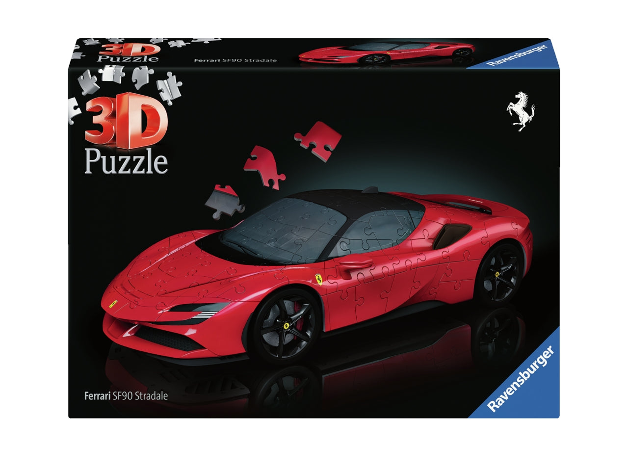 Puzzle 3D Ferrari sf 90 stradale, scala 1:18 per ragazzi di 8+ anni - Ravensburger