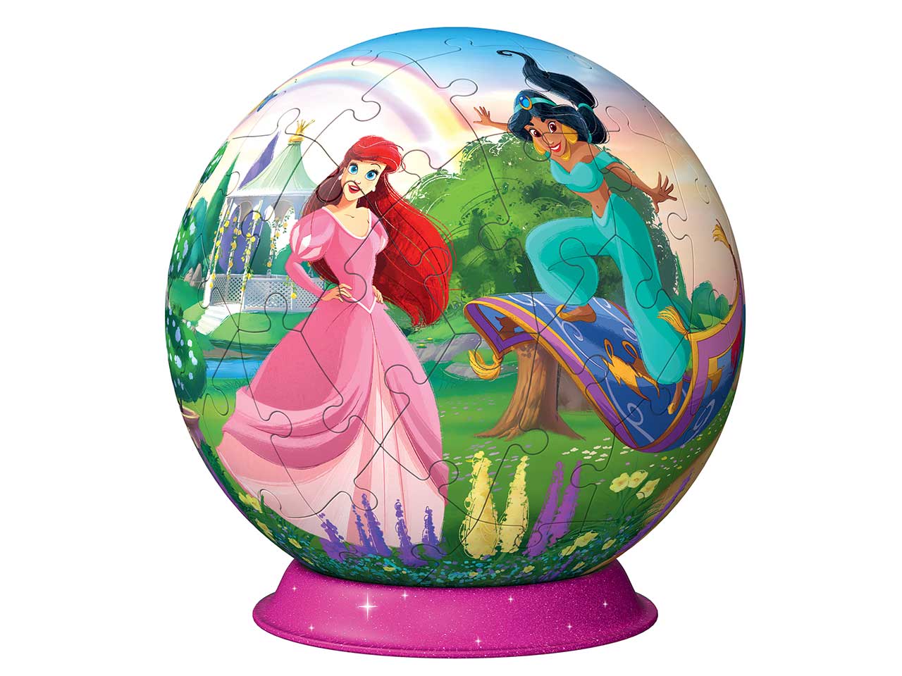 Puzzleball 3d da 72 pezzi puzzle ball disney princess