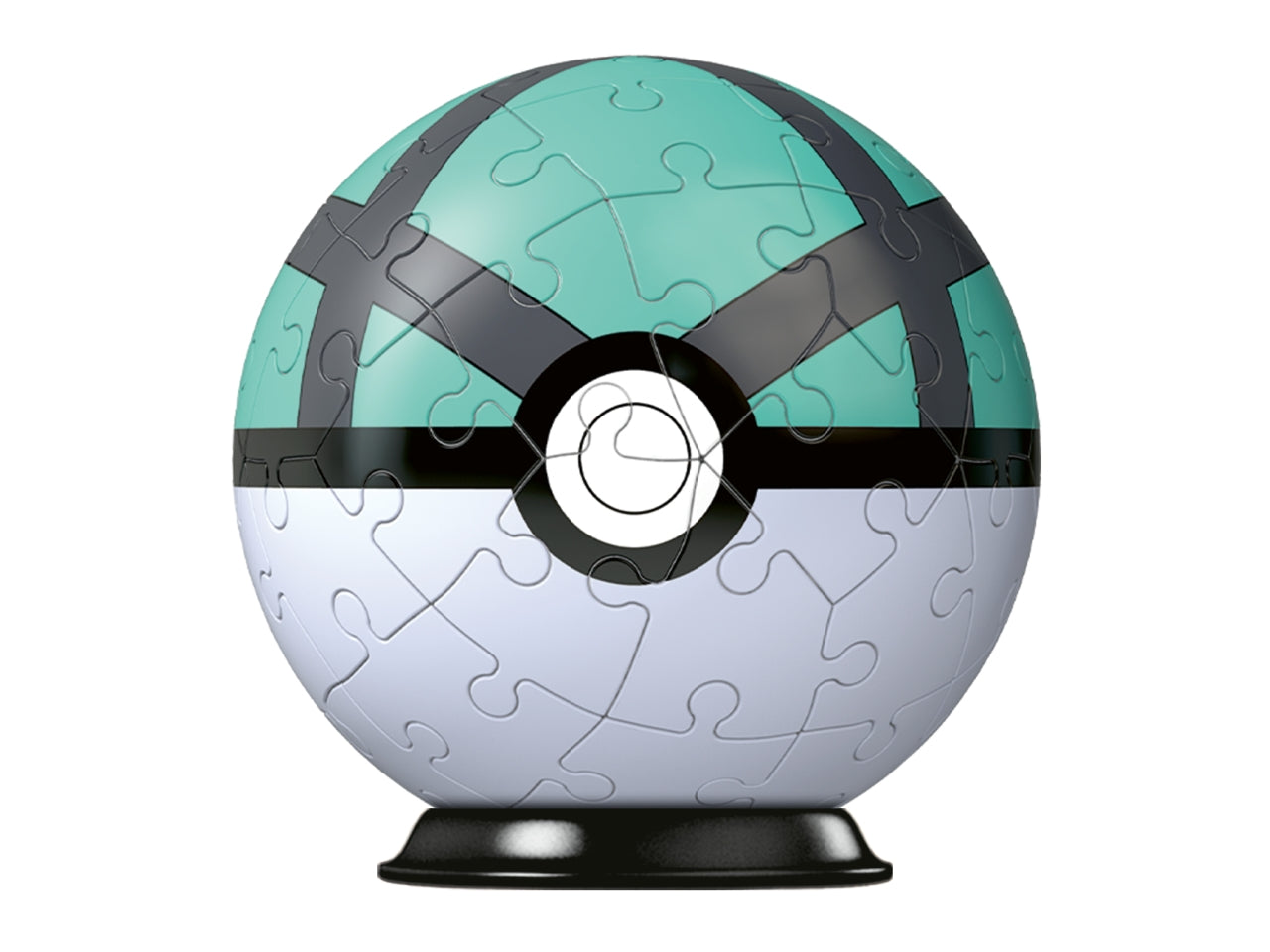 Puzzleball 3d da 54 pezzi pokémon net ball verde