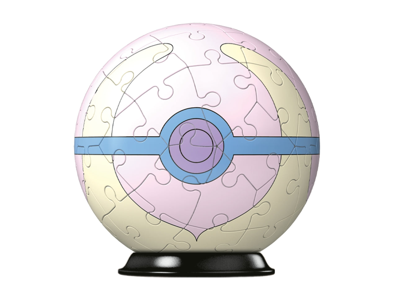 Puzzleball 3d da 54 pezzi pokémon heal ball rosa