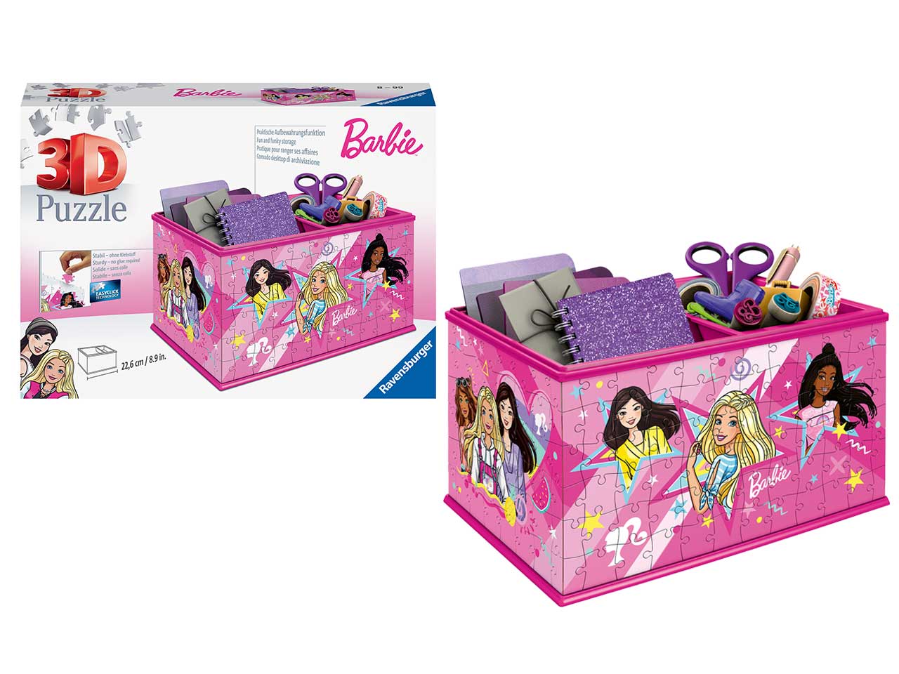 Puzzle 3d di barbie