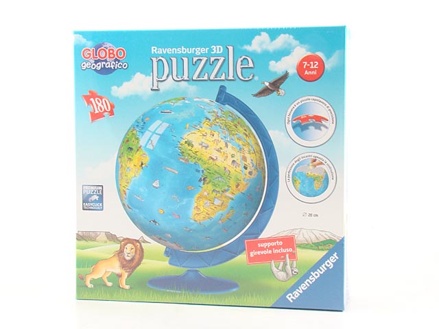 Puzzle 3d mappamondo 180pz 123407