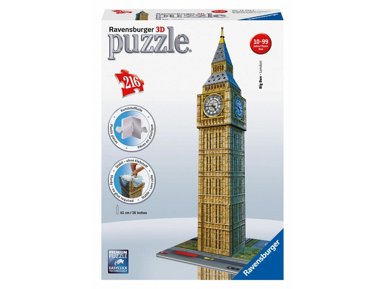 Puzzle 3d 216 pezzi big ben 12554