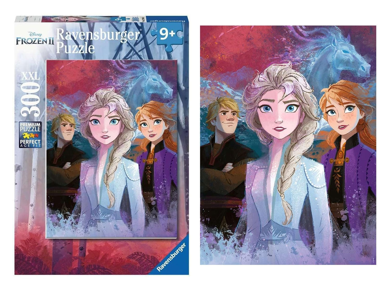 Puzzle 300 Pezzi XXL Disney Frozen, Idea Regalo per Bambini 9+ Anni, Gioco Educativo - Ravensburger