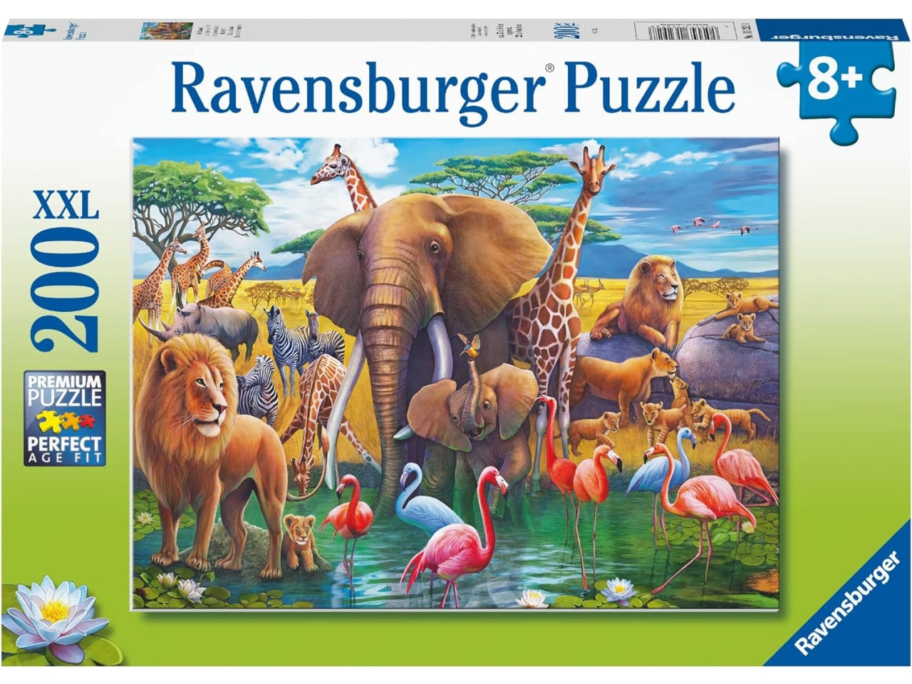 Puzzle 200 pezzi XXL Safari Esotico per Bambini 8+ Anni, Gioco Educativo - Ravensburger