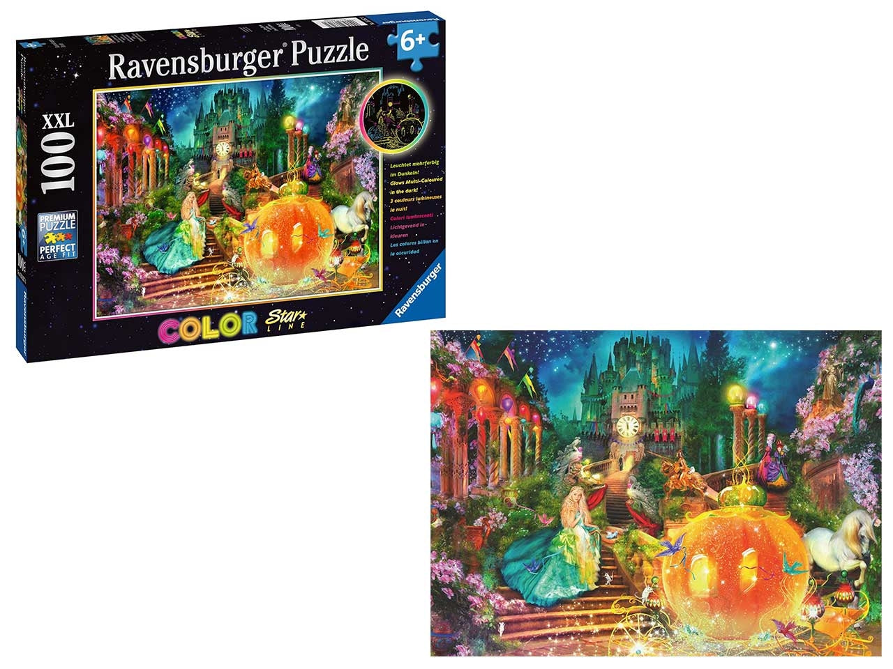 Puzzle Cenerentola, 100 Pezzi XXL, Età Raccomandata 6+ Anni - Ravensburger