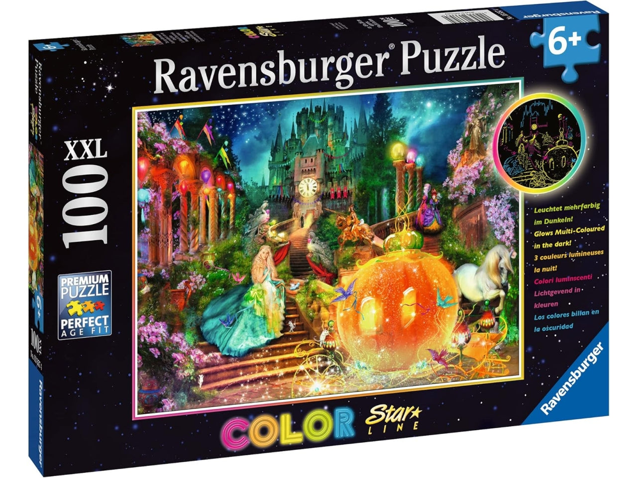 Puzzle Cenerentola, 100 Pezzi XXL, Età Raccomandata 6+ Anni - Ravensburger