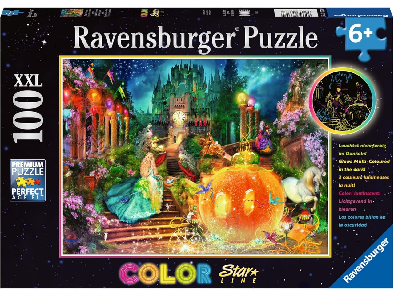 Puzzle Cenerentola, 100 Pezzi XXL, Età Raccomandata 6+ Anni - Ravensburger