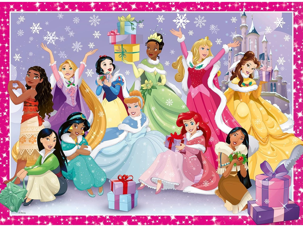 Puzzle 200 pezzi XXL Principesse Disney, Idea Regalo Natale per Bambini 8+ Anni, Gioco Educativo - Ravensburger