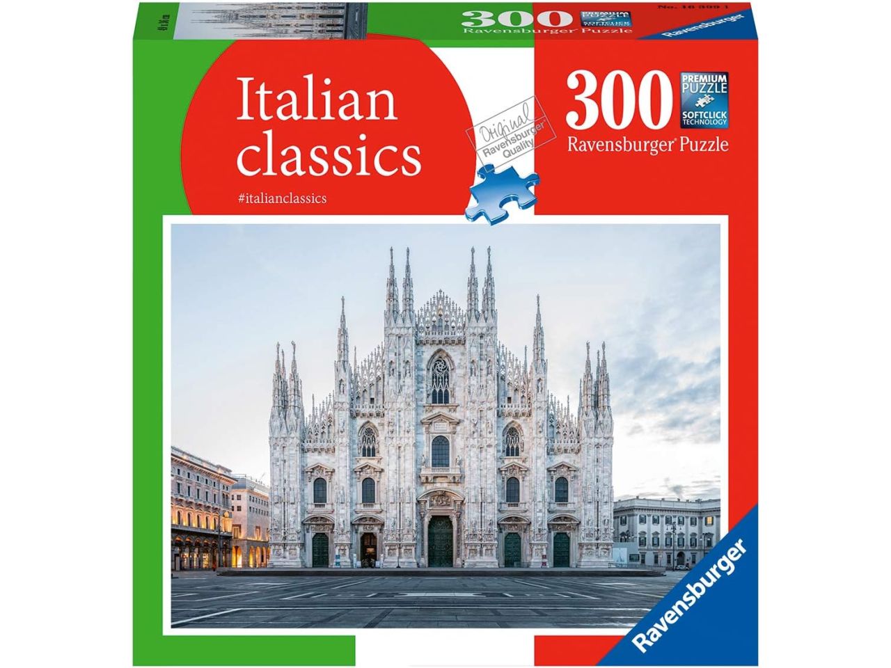 Ravensburger puzzle 300 pezzi milano italian classics