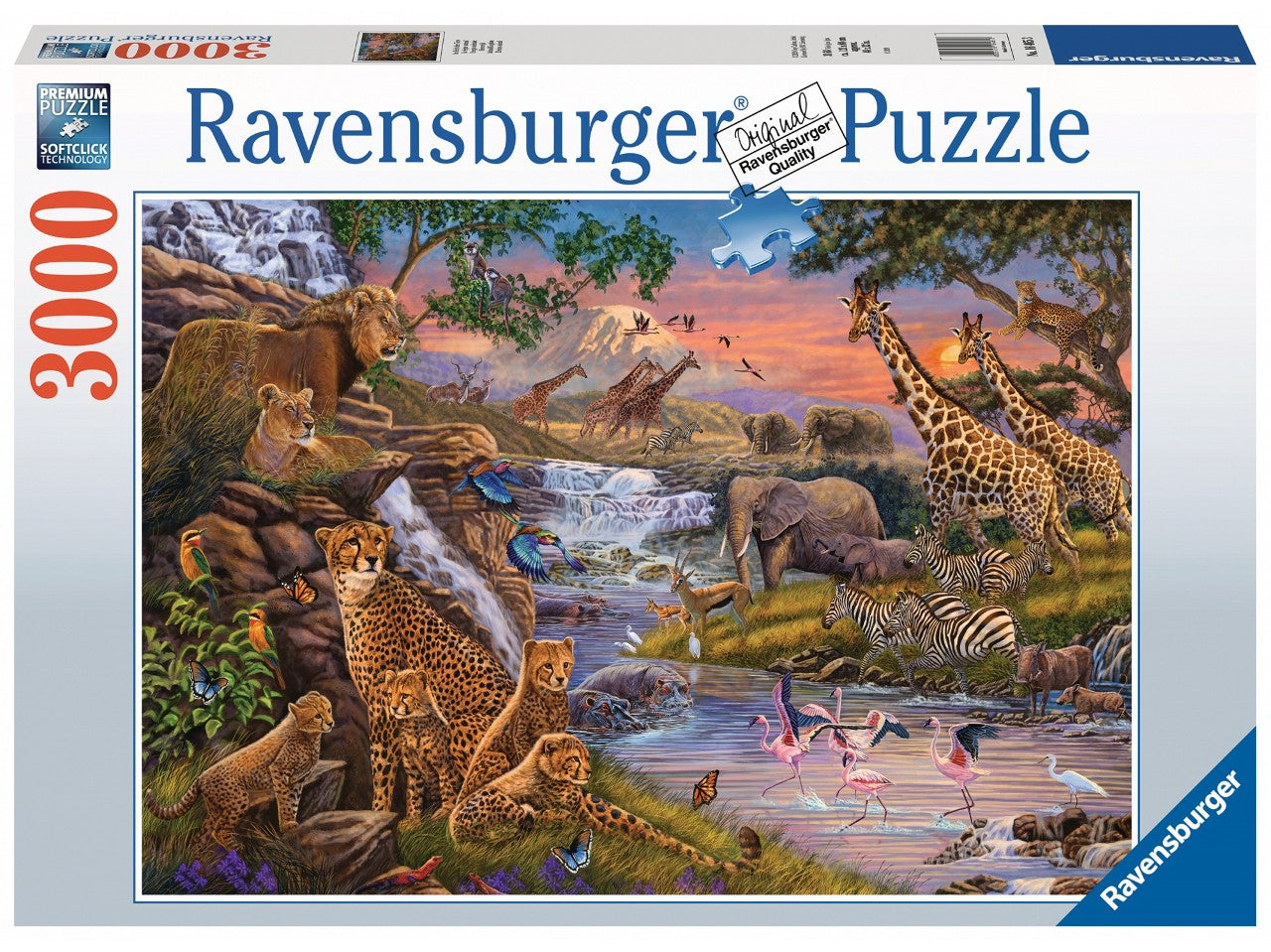 Puzzle 3000 pezzi il regno animale 16465 3