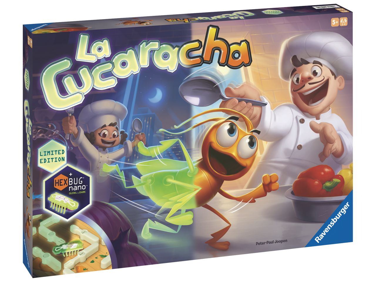 Gioco la cucharacha glow in the dark edizione limitata per il 10° anniversario