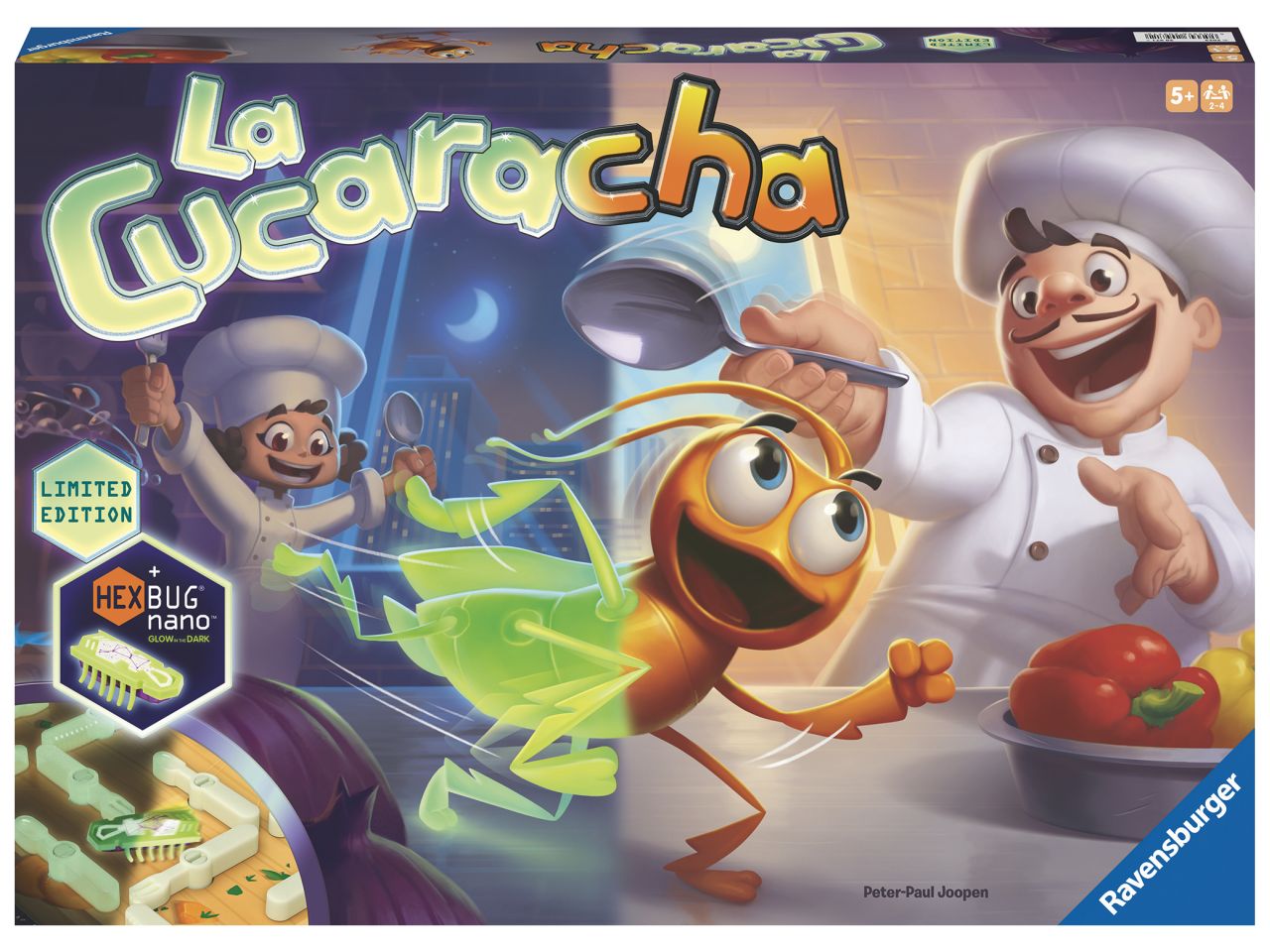 Gioco la cucharacha glow in the dark edizione limitata per il 10° anniversario