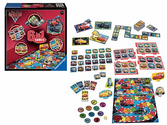 Cars 6 giochi in 1 21310$