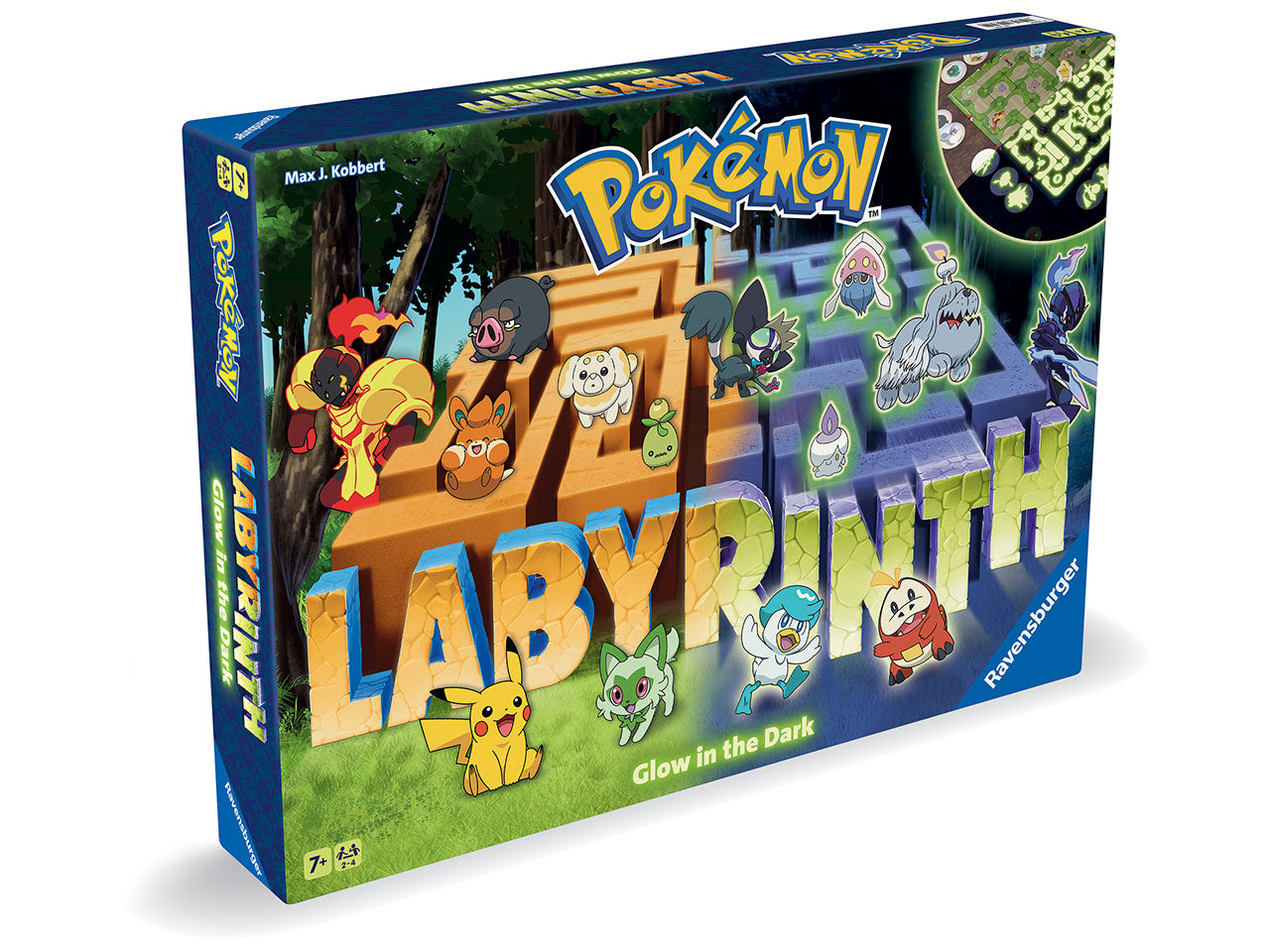 Pokemon Labyrinth Glow in the Dark - Gioco da Tavolo - Ravensburger