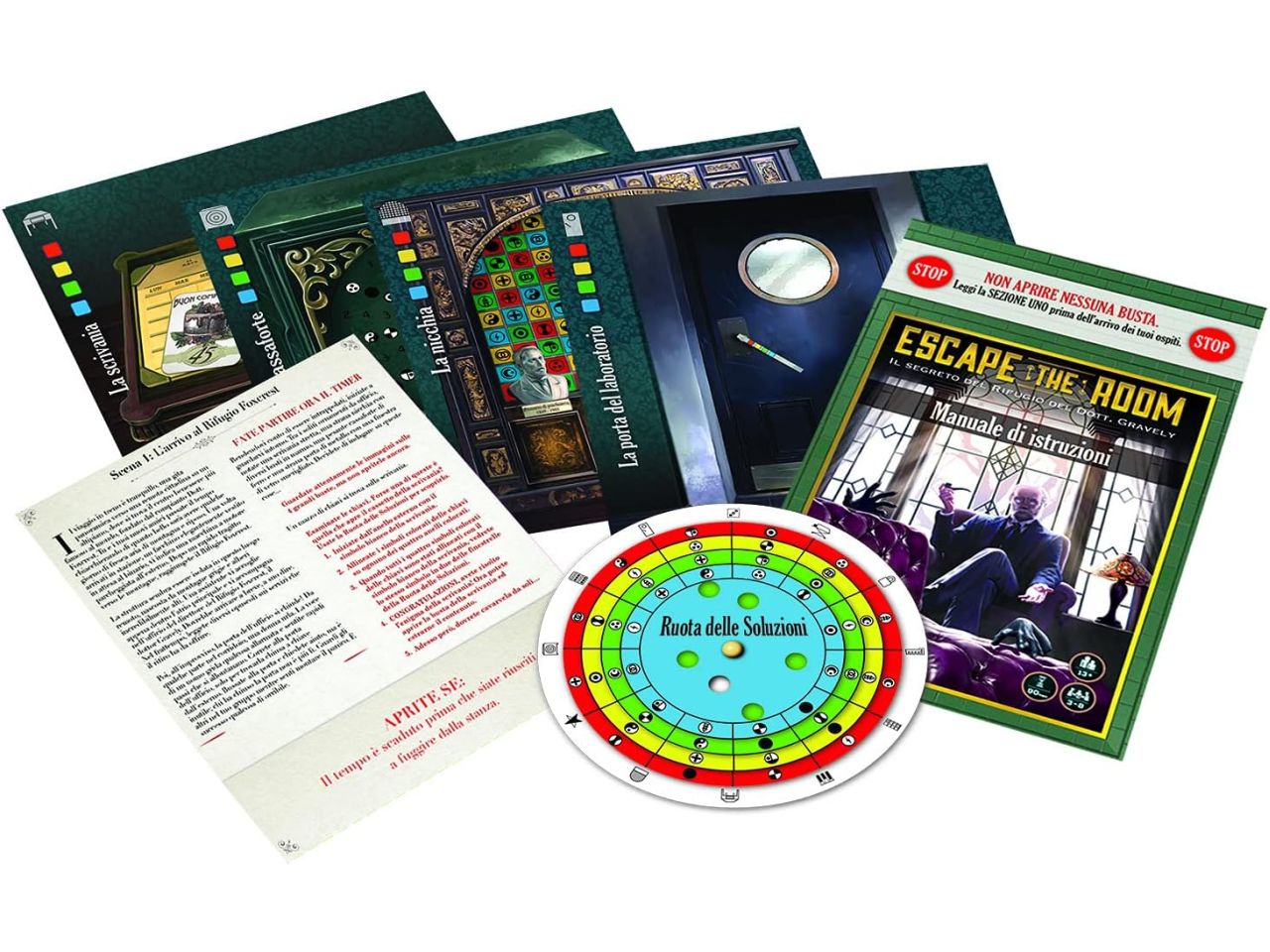 Gioco escape room il segreto del rifugio del dott. gravely