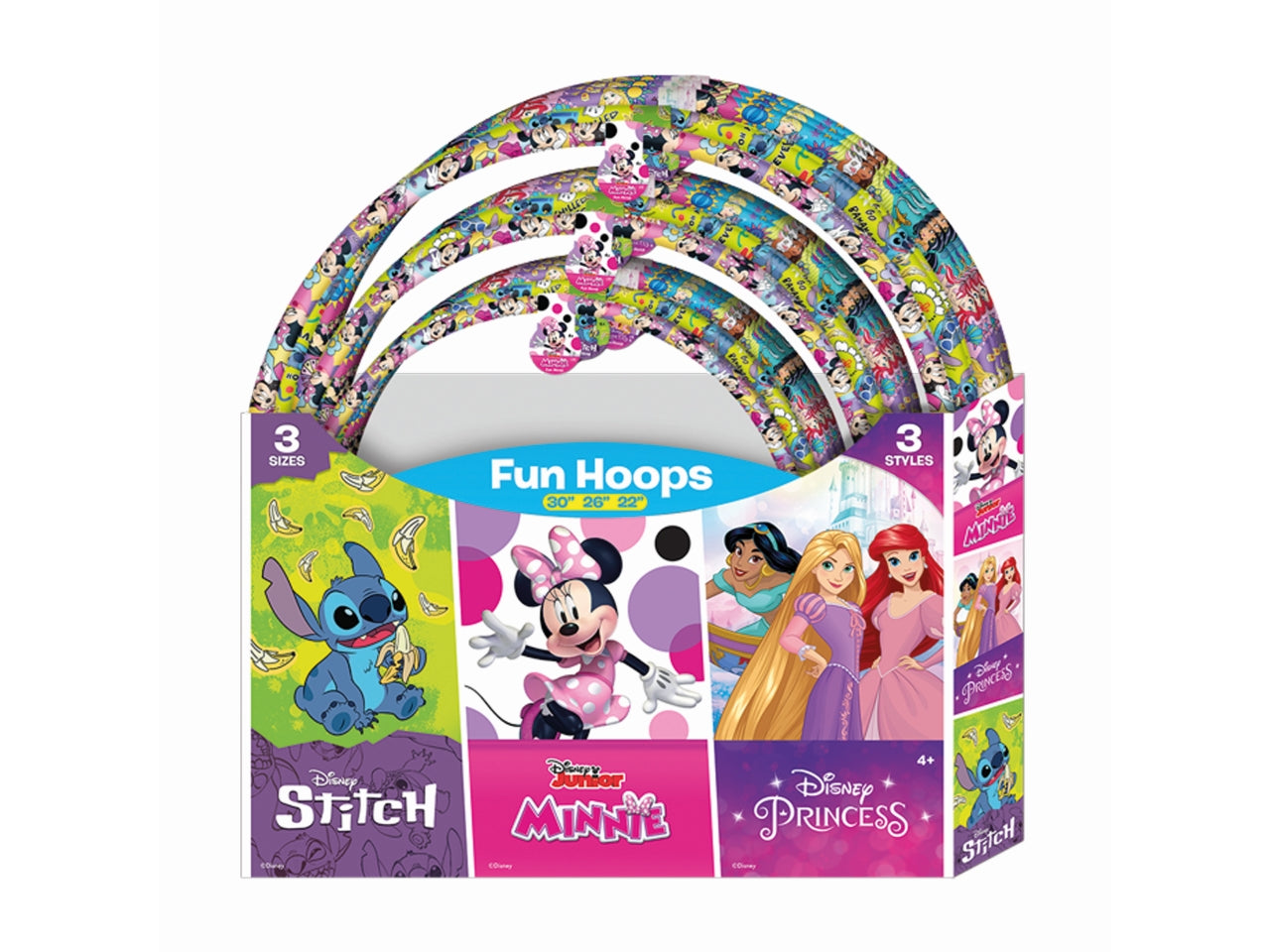 Disney hula hoop disponibile in diametri assortiti  56 - 66 -76cm