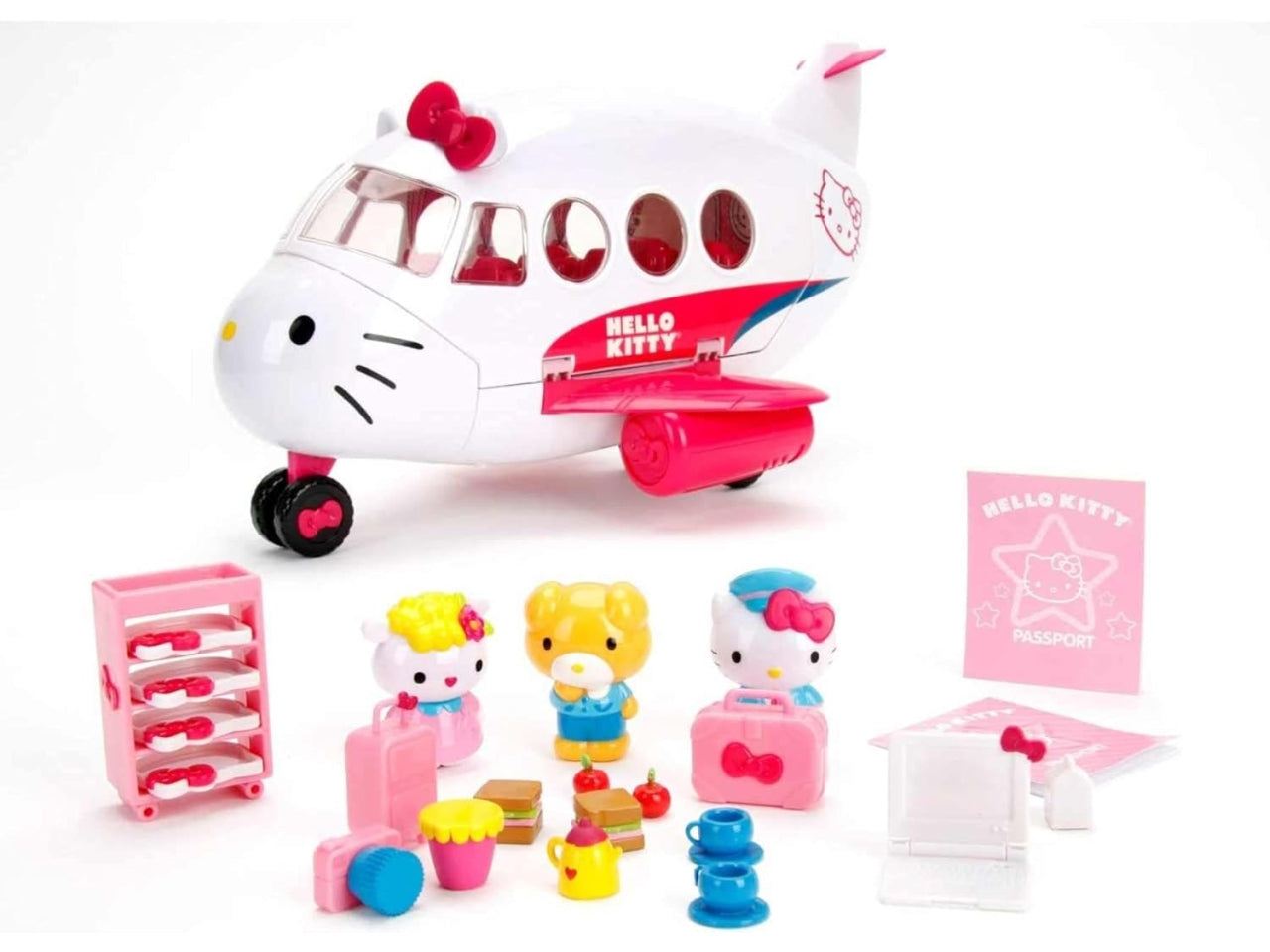 Aereo Hello Kitty con 3 personaggi e accessori inclusi, per bambini 4+ anni