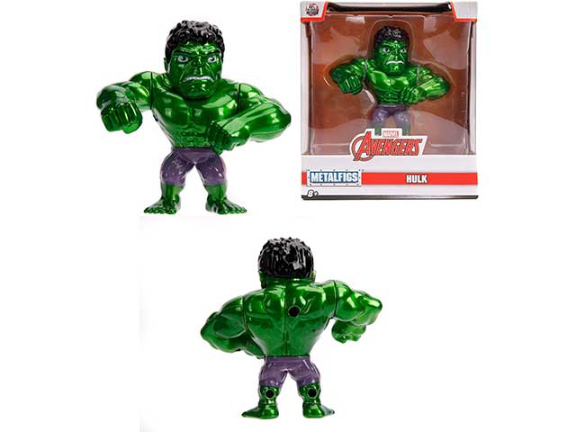 Hulk in Die- Cast 10 cm Marvel Jada Toys Personaggio Da Collezione