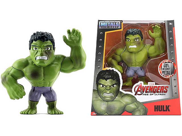 Hulk in Die- Cast 15 cm Marvel Jada Toys Personaggio Da Collezione